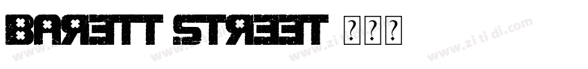 Barett Street字体转换